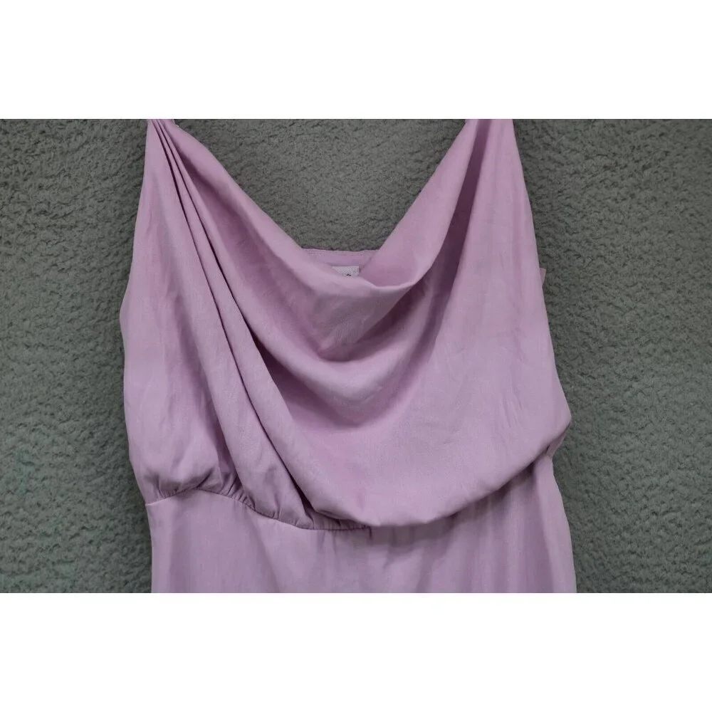 Le Lis Collection Anthropologie Purple Silky Mini Dress-Size Small
